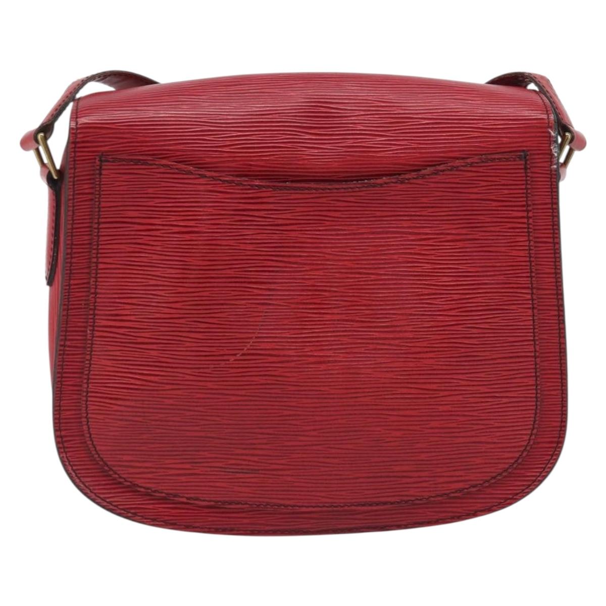 LOUIS VUITTON Epi Saint Cloud GM Shoulder Bag Red M52197 LV Auth 195429 - Jerrillo image 2