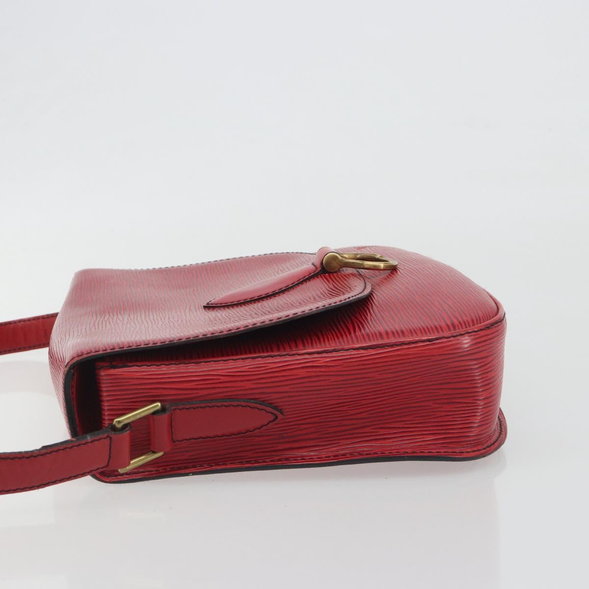 LOUIS VUITTON Epi Saint Cloud GM Shoulder Bag Red M52197 LV Auth 195429 - Jerrillo image 4