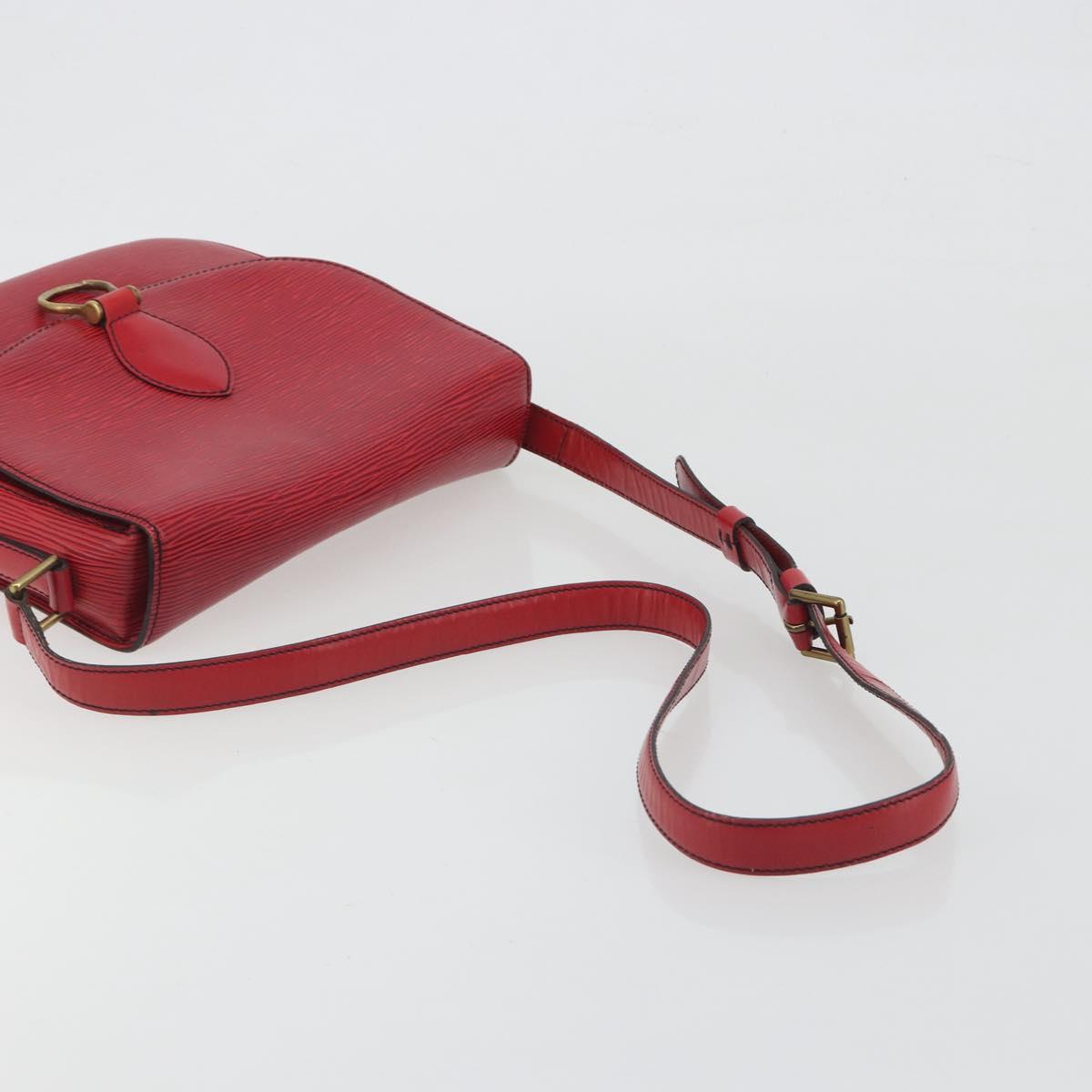 LOUIS VUITTON Epi Saint Cloud GM Shoulder Bag Red M52197 LV Auth 195429 - Jerrillo image 7
