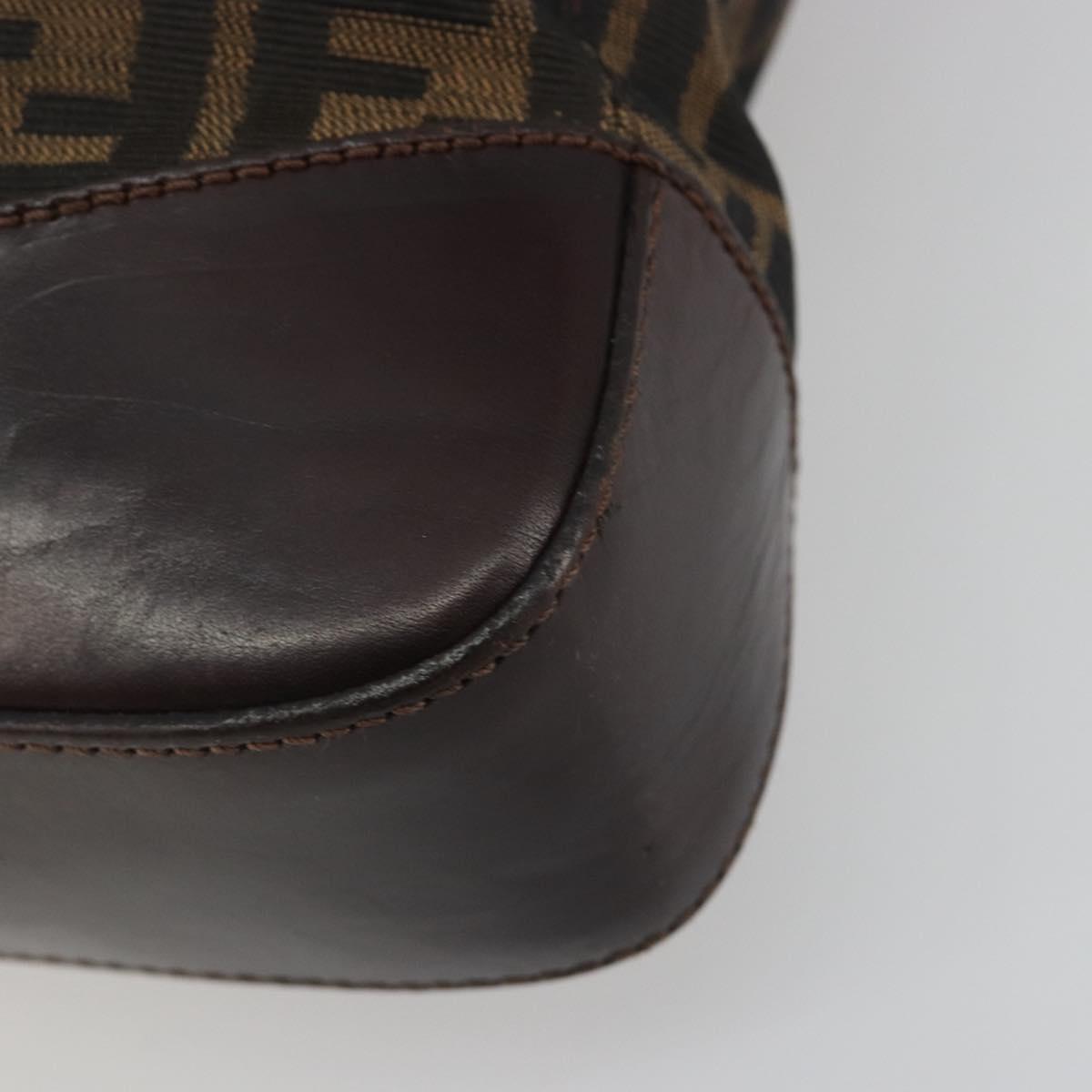 FENDI Zucca Canvas Tote Bag Brown Auth 195452V - Jerrillo image 9