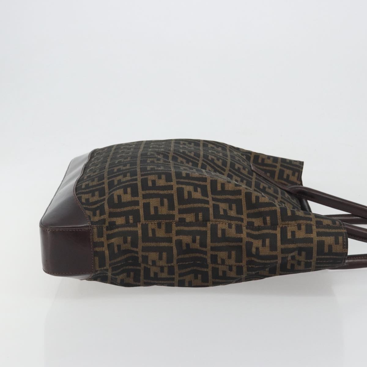 FENDI Zucca Canvas Tote Bag Brown Auth 195452V - Jerrillo image 3
