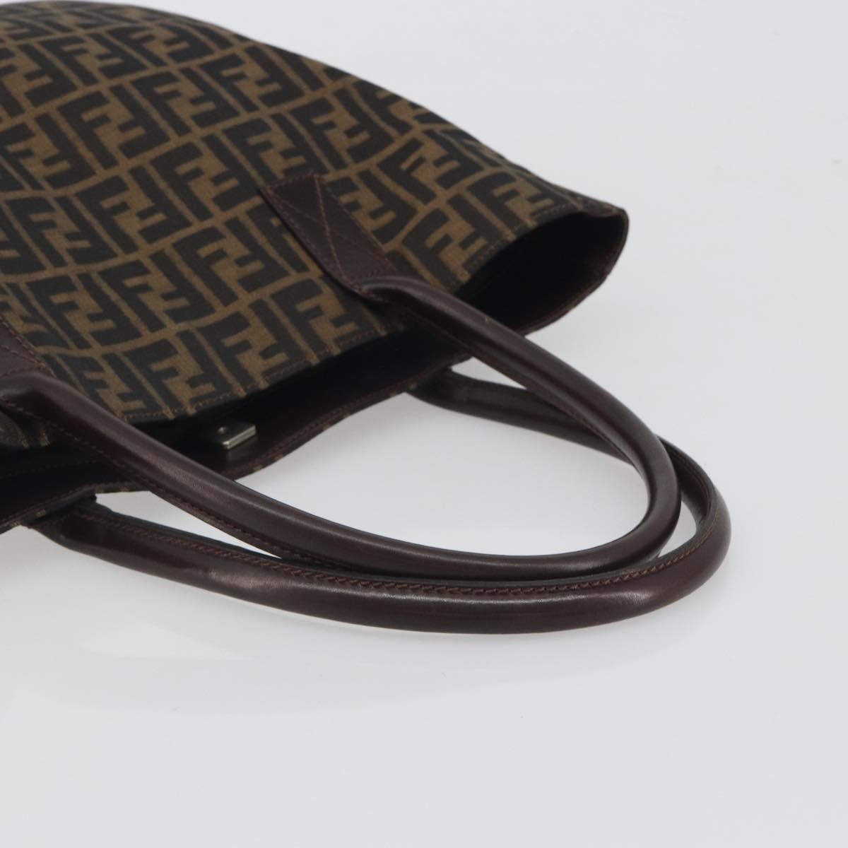FENDI Zucca Canvas Tote Bag Brown Auth 195452V - Jerrillo image 7