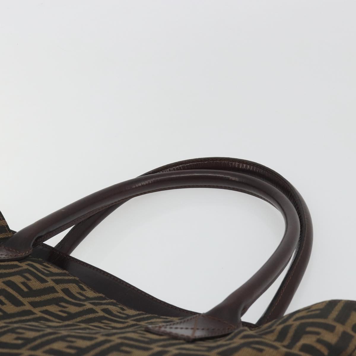 FENDI Zucca Canvas Tote Bag Brown Auth 195452V - Jerrillo image 8