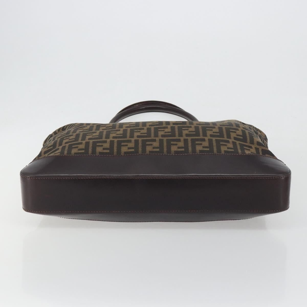 FENDI Zucca Canvas Tote Bag Brown Auth 195452V - Jerrillo image 5
