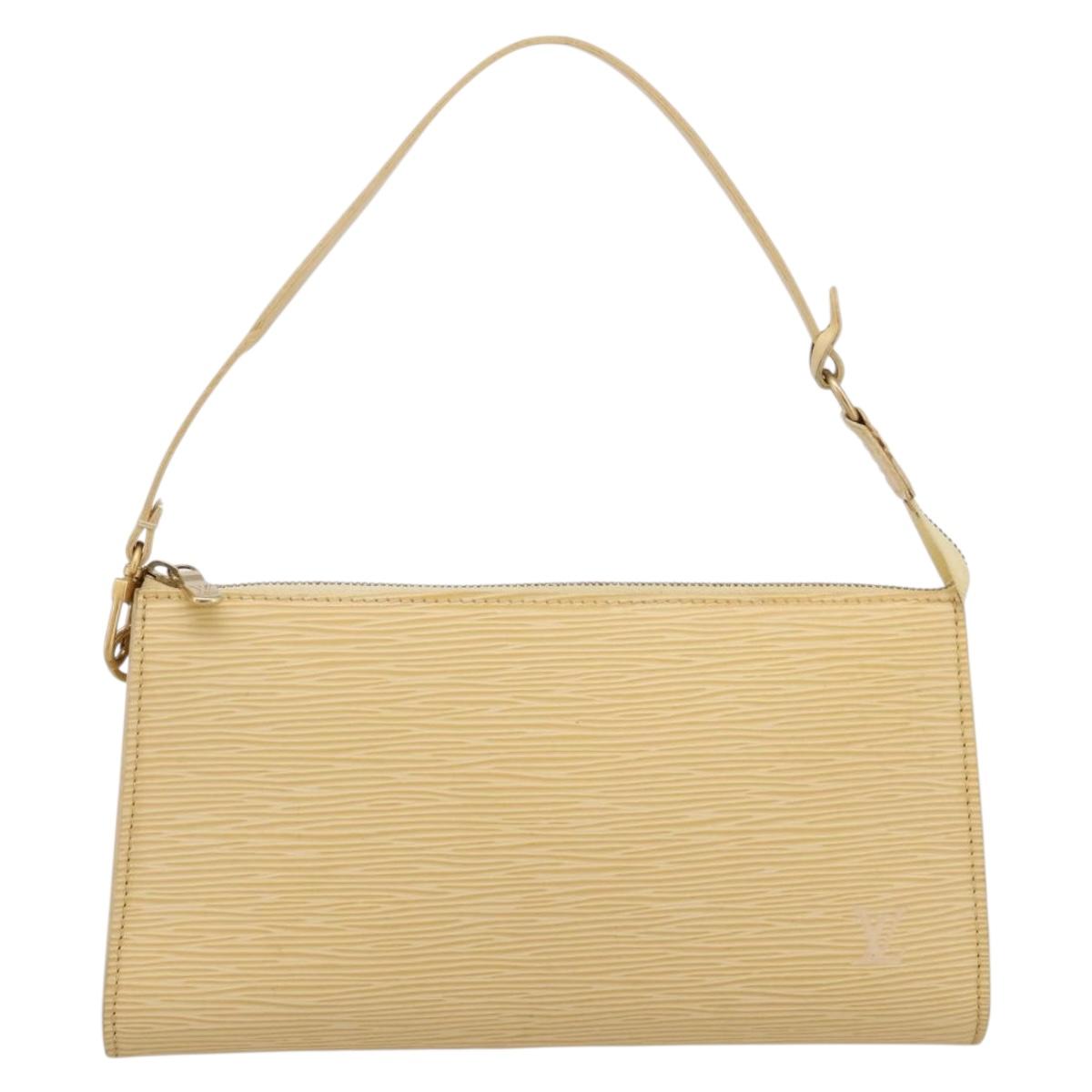LOUIS VUITTON Epi Pochette Accessoires Pouch Vanilla M5294A LV Auth 195523V - Jerrillo image 2