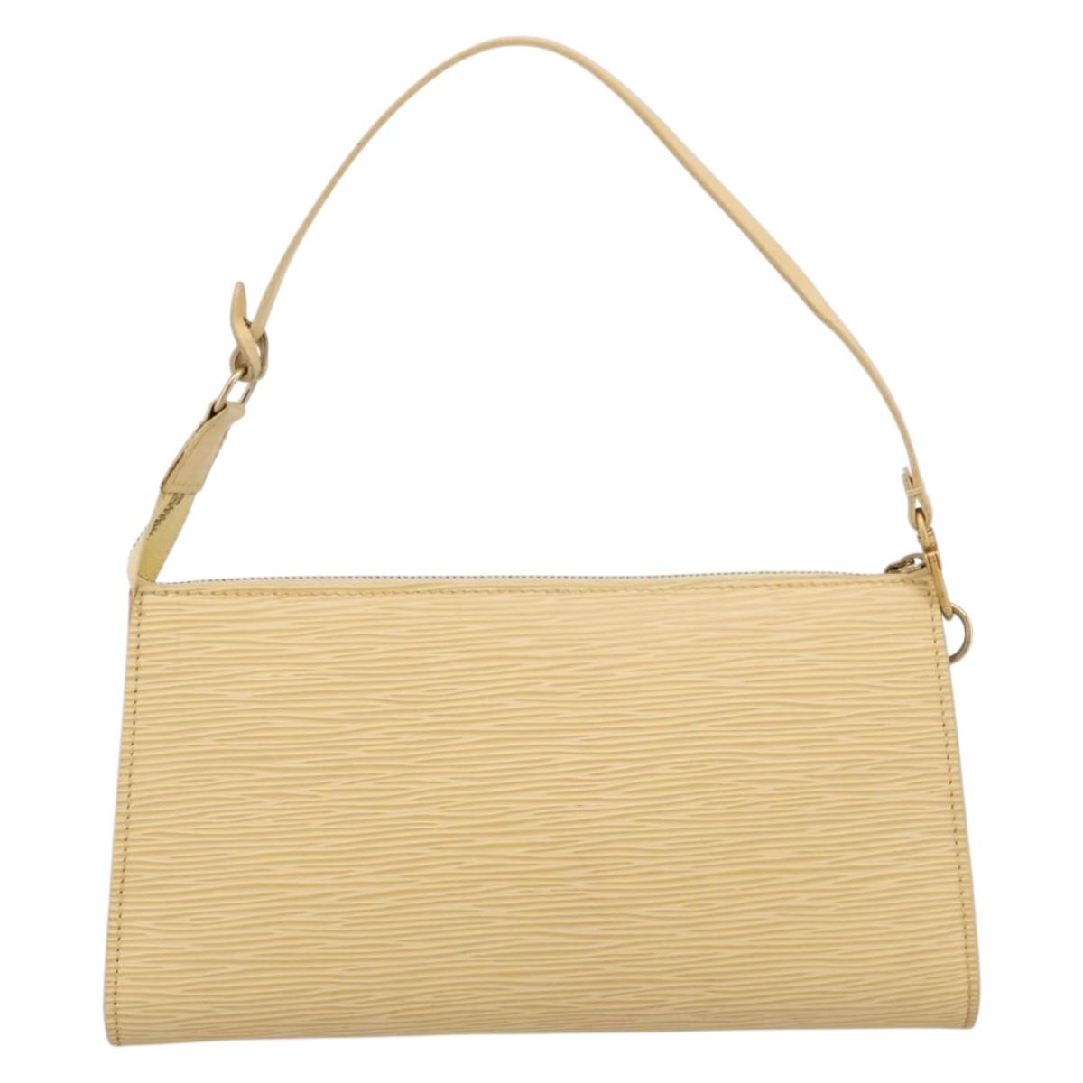 LOUIS VUITTON Epi Pochette Accessoires Pouch Vanilla M5294A LV Auth 195523V - Jerrillo image 3