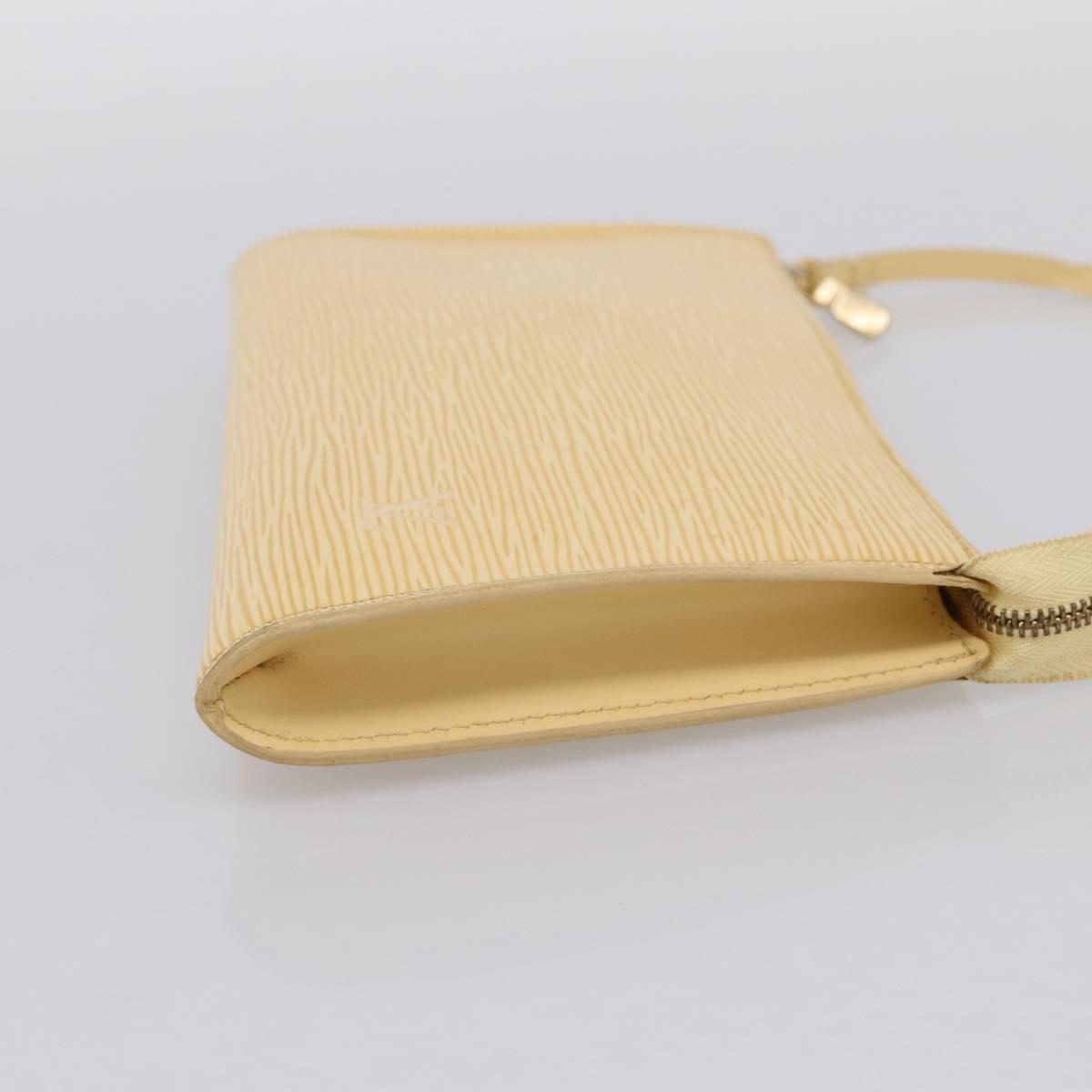 LOUIS VUITTON Epi Pochette Accessoires Pouch Vanilla M5294A LV Auth 195523V - Jerrillo image 5