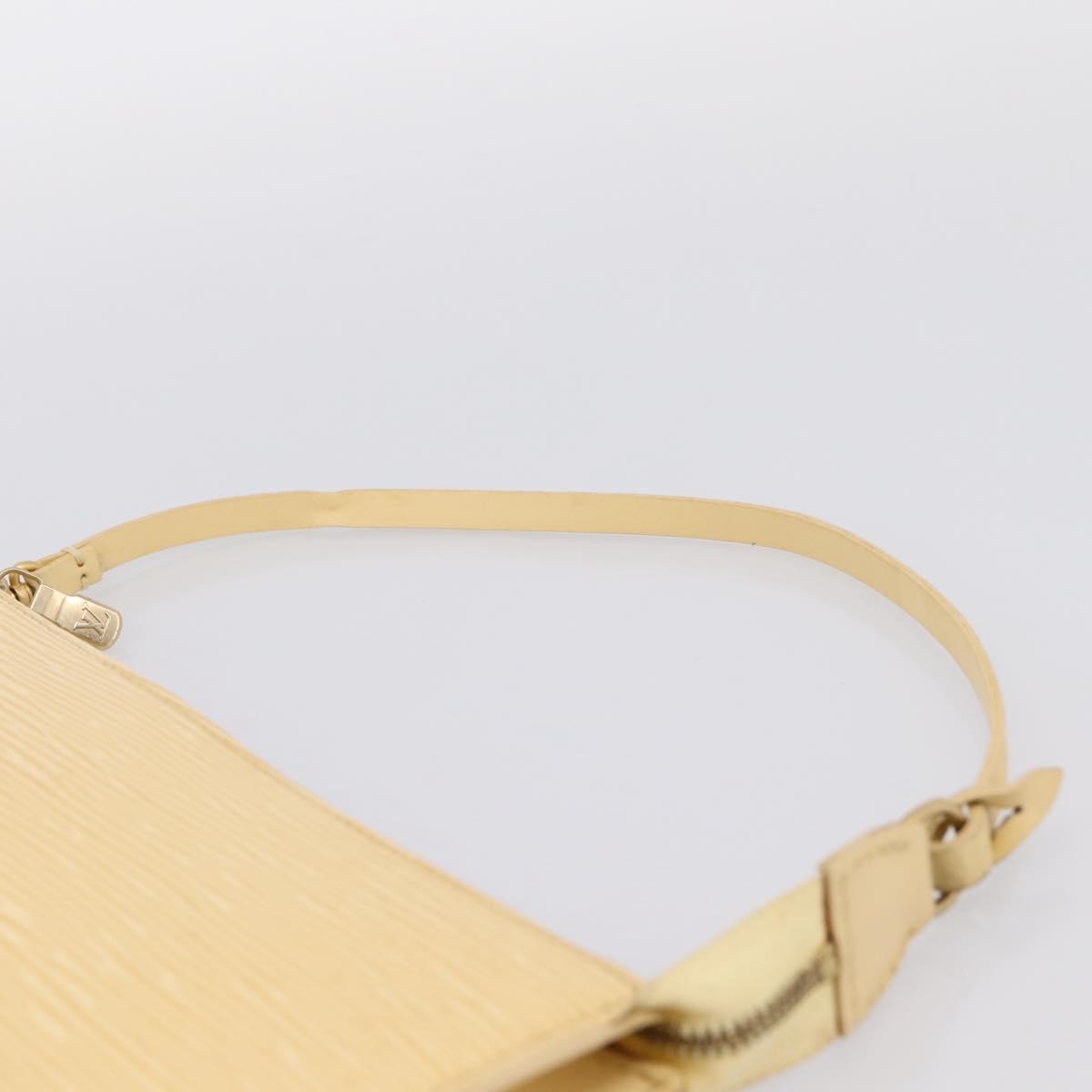 LOUIS VUITTON Epi Pochette Accessoires Pouch Vanilla M5294A LV Auth 195523V - Jerrillo image 8