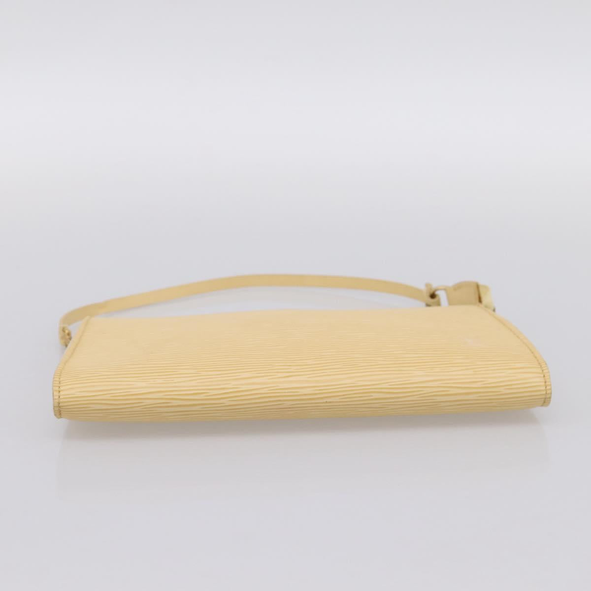 LOUIS VUITTON Epi Pochette Accessoires Pouch Vanilla M5294A LV Auth 195523V - Jerrillo image 9