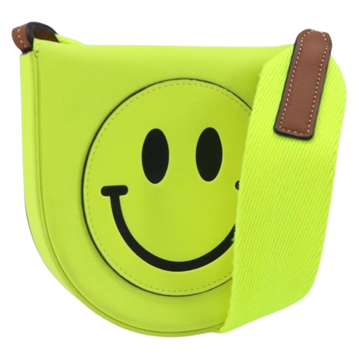 LOEWE Shoulder Bag Leather Yellow Auth 195561A - Jerrillo