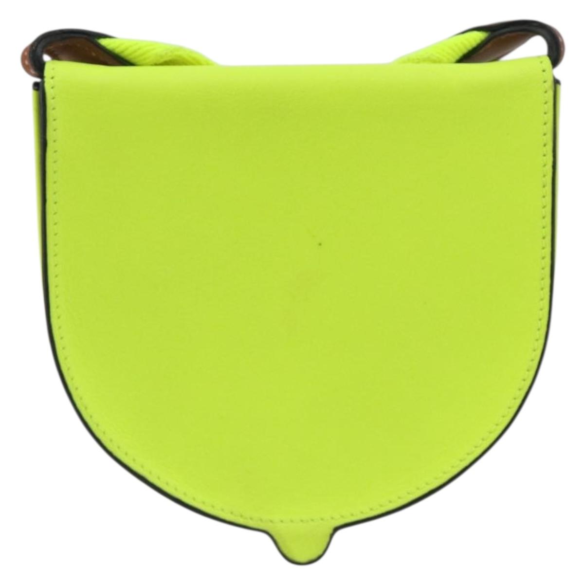 LOEWE Shoulder Bag Leather Yellow Auth 195561A - Jerrillo image 2