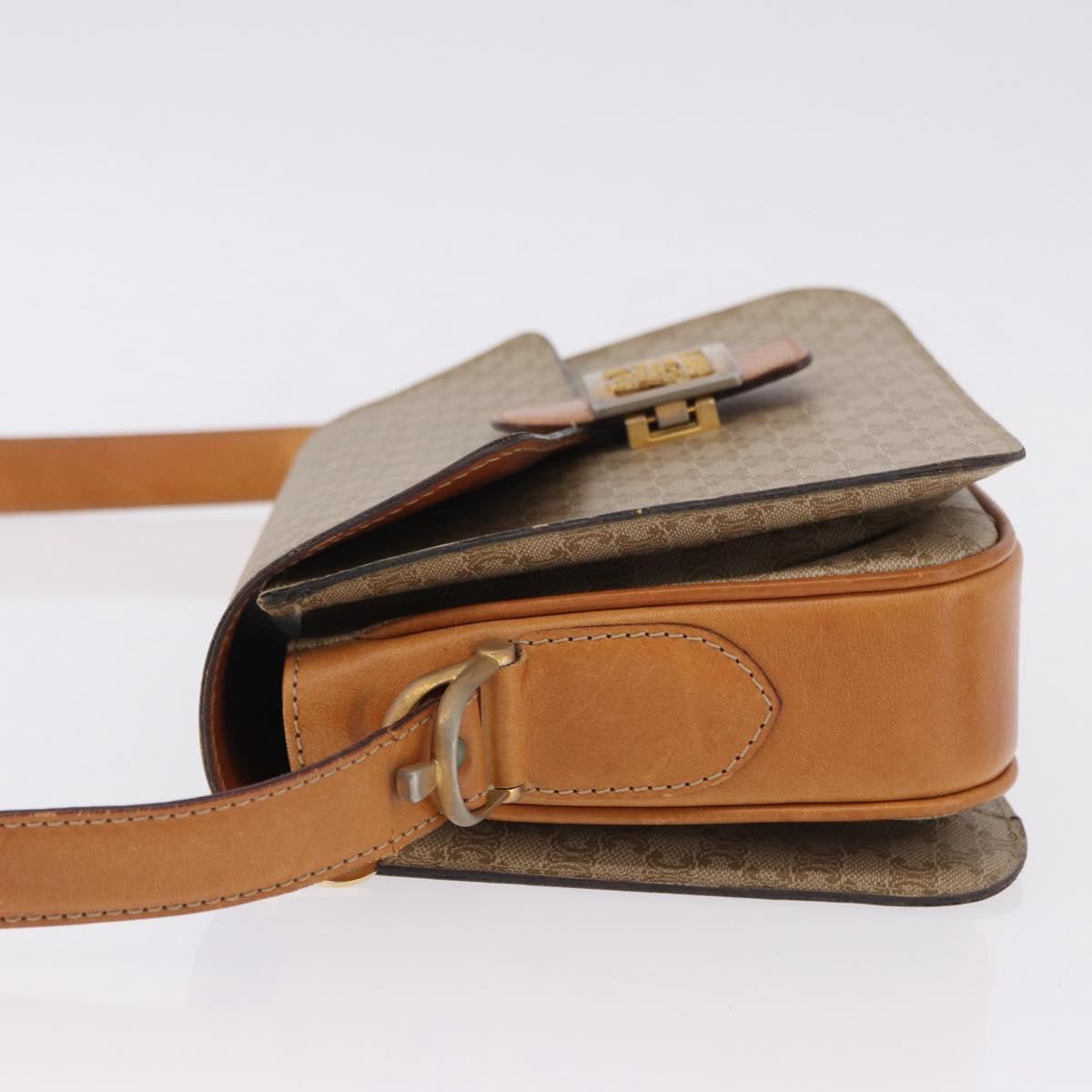 CELINE Macadam Canvas Shoulder Bag PVC Beige Gold Auth 195634 - Jerrillo image 4
