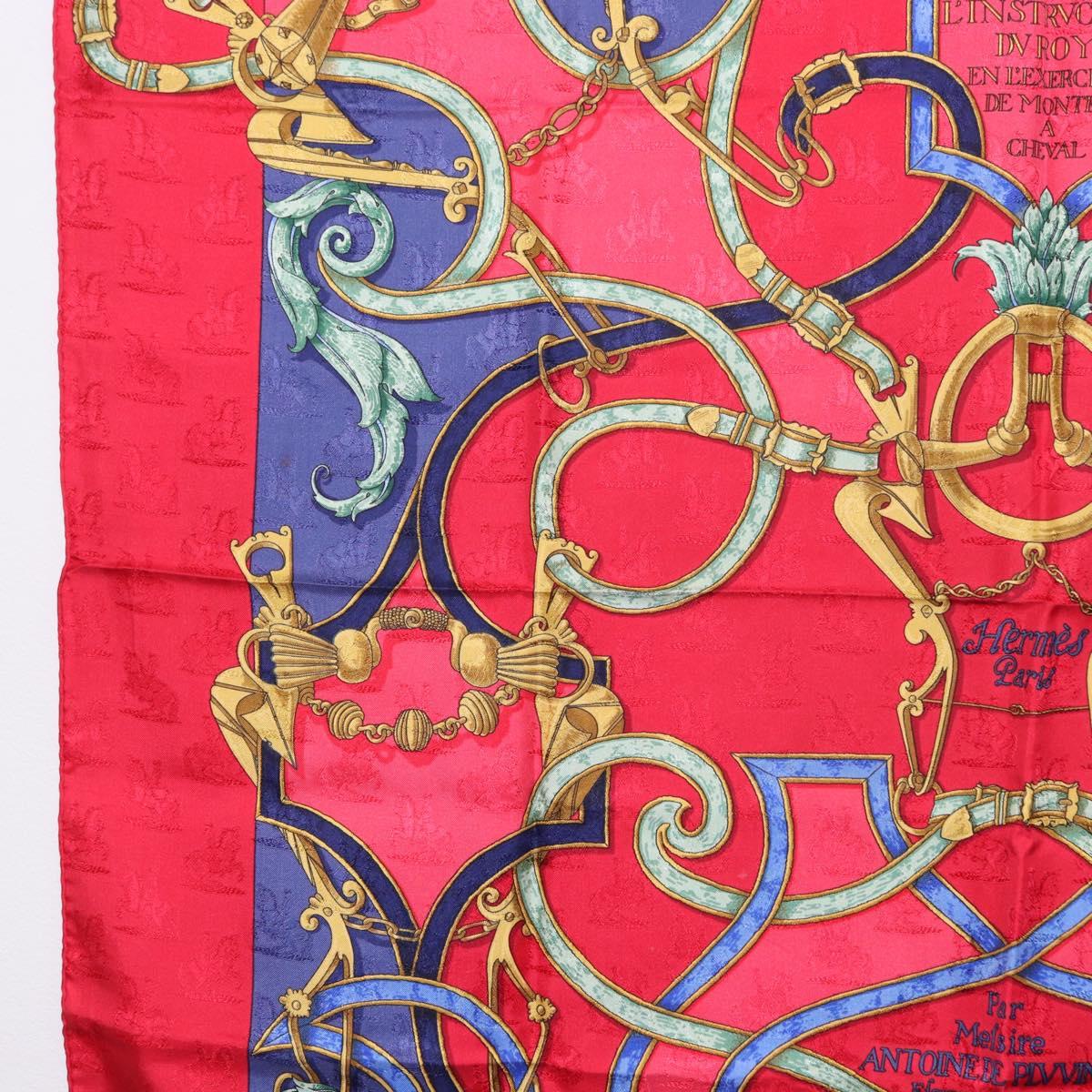 HERMES Carre90 Scarf Silk Red Auth 195639 - Jerrillo image 5