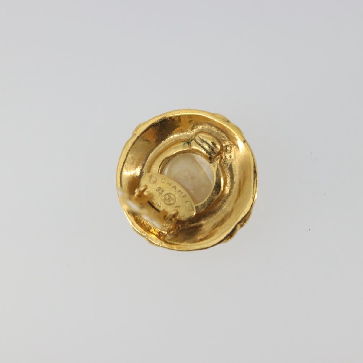 CHANEL Earring metal Gold CC Auth 195943A - Jerrillo image 10