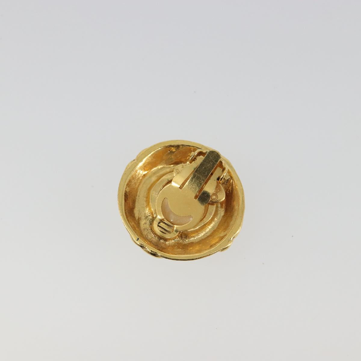 CHANEL Earring metal Gold CC Auth 195943A - Jerrillo image 3