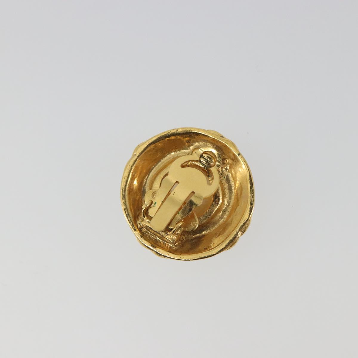 CHANEL Earring metal Gold CC Auth 195943A - Jerrillo image 8