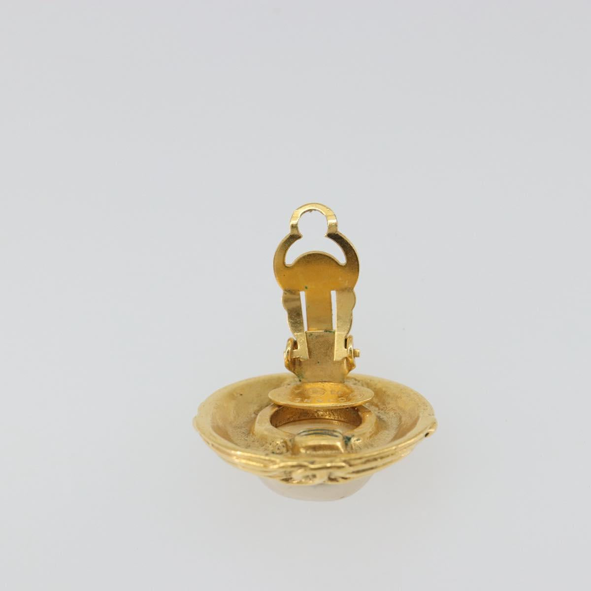 CHANEL Earring metal Gold CC Auth 195943A - Jerrillo image 9