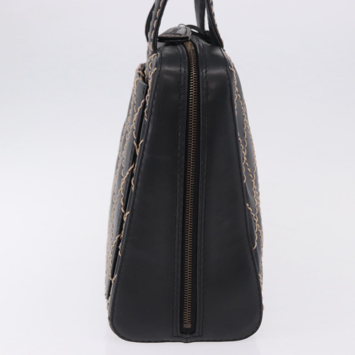 CHANEL Wild Stitch Hand Bag Leather Black CC Auth 195982V - Jerrillo image 5