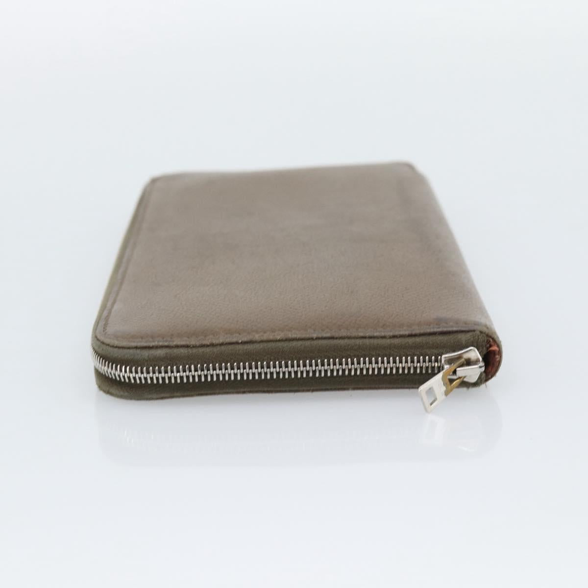 HERMES Azap Long Wallet Leather Beige Silver Auth 196019 - Jerrillo image 3