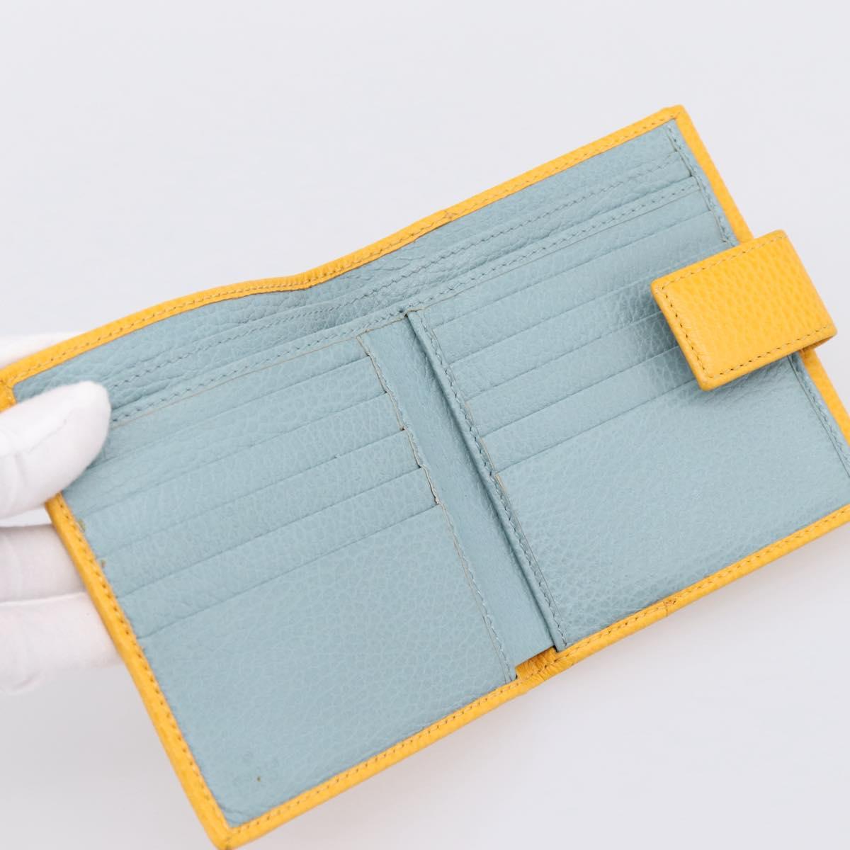 GUCCI Compact Wallet Leather Yellow Gold 368233 Auth 196070A - Jerrillo image 9