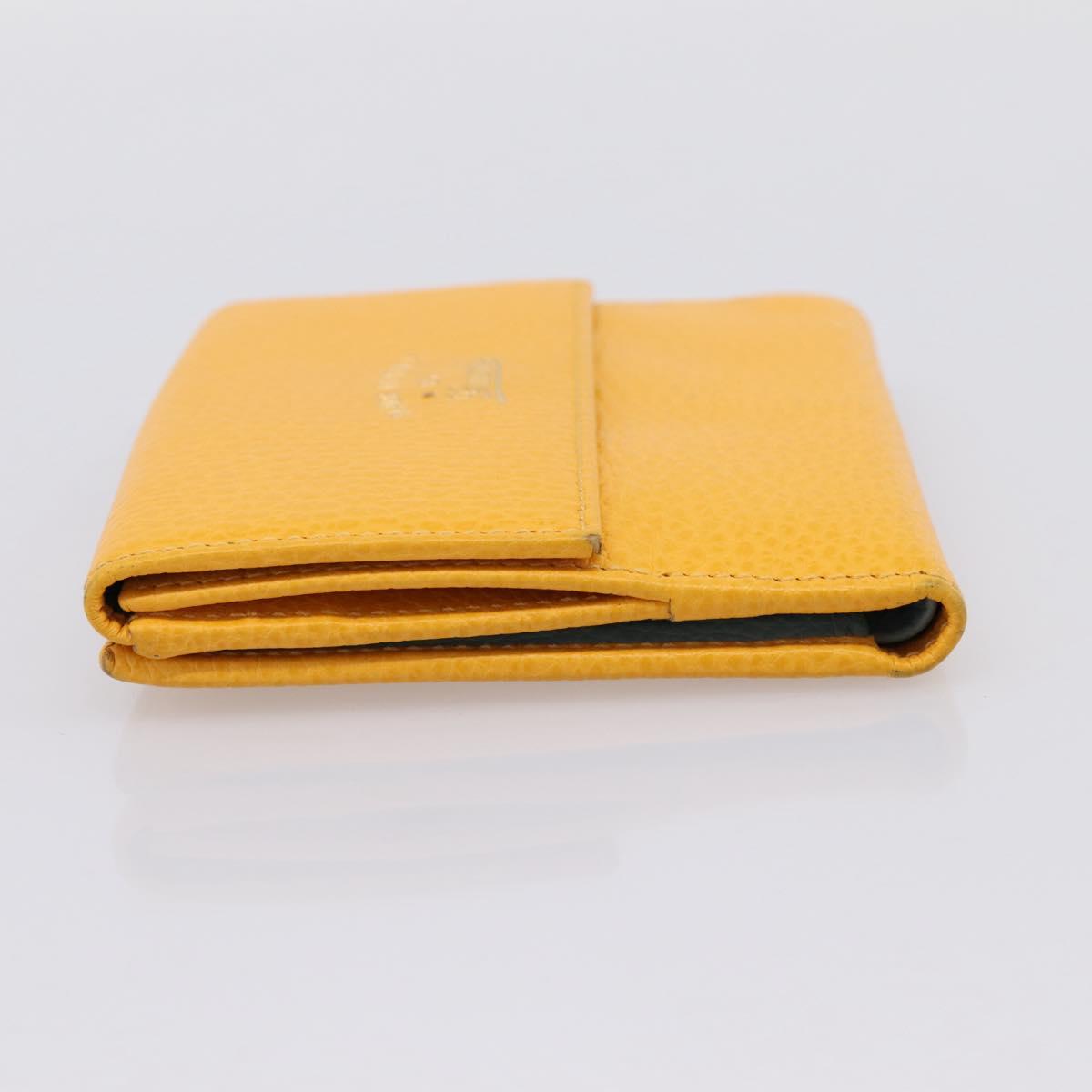 GUCCI Compact Wallet Leather Yellow Gold 368233 Auth 196070A - Jerrillo image 4