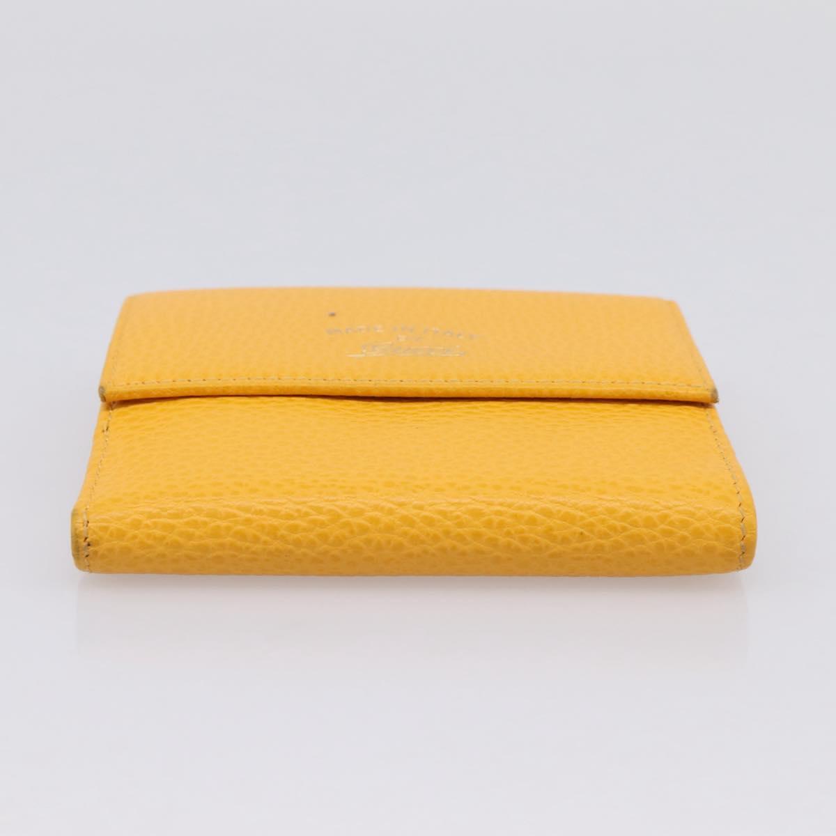 GUCCI Compact Wallet Leather Yellow Gold 368233 Auth 196070A - Jerrillo image 6