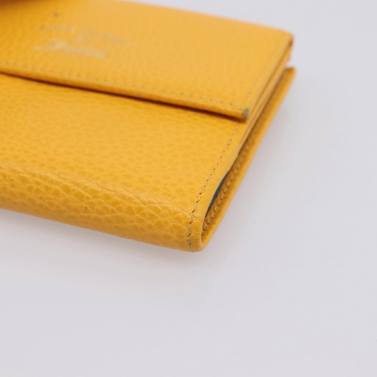 GUCCI Compact Wallet Leather Yellow Gold 368233 Auth 196070A - Jerrillo image 7