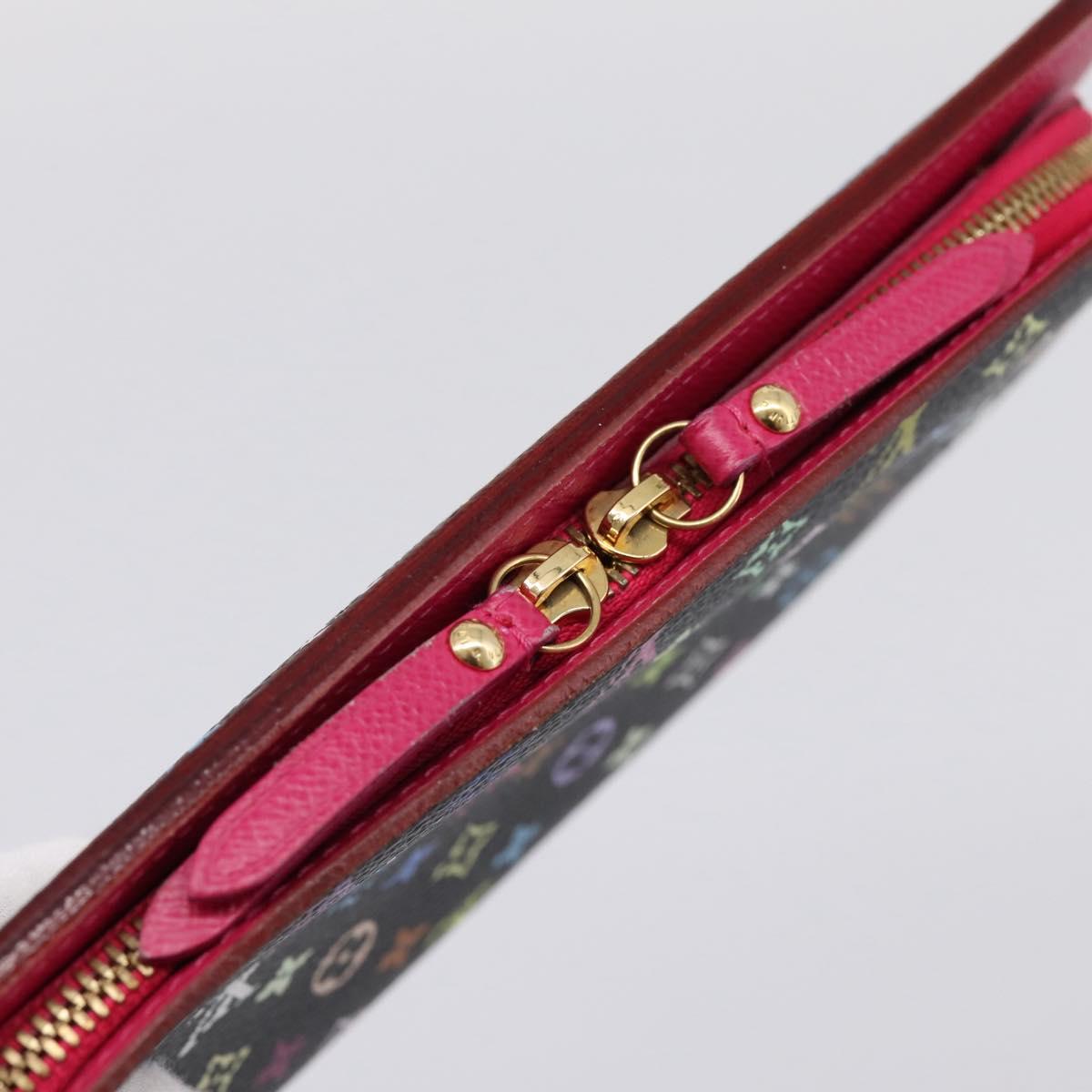 LOUIS VUITTON Multicolor PortefeuilleInsolite Wallet Black M60271 Auth 196074V - Jerrillo image 8
