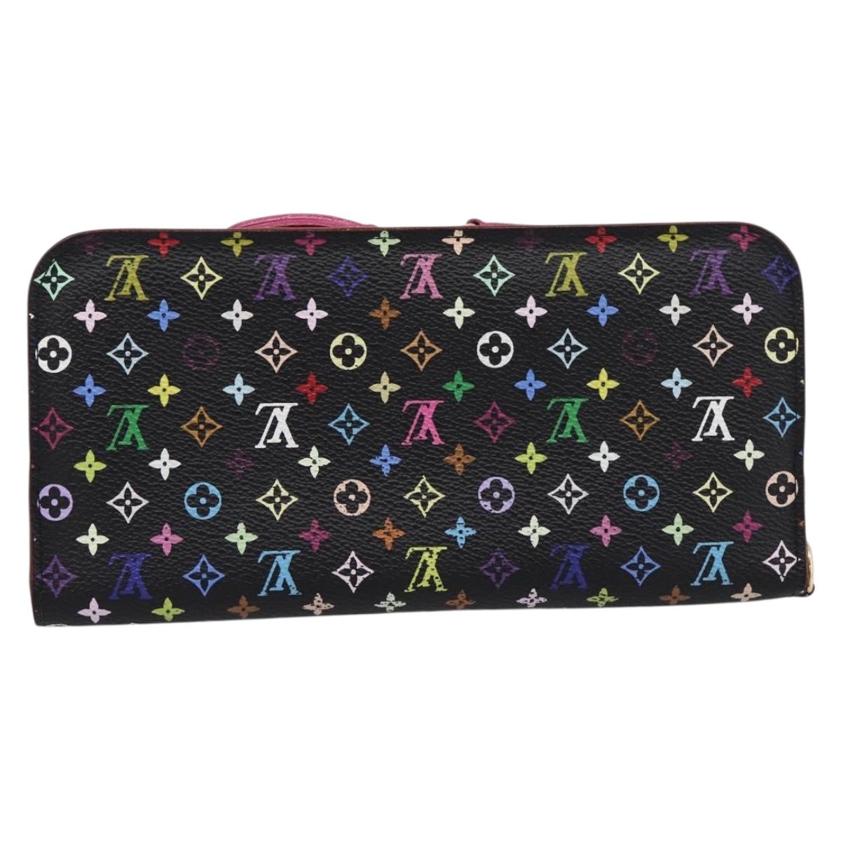 LOUIS VUITTON Multicolor PortefeuilleInsolite Wallet Black M60271 Auth 196074V - Jerrillo image 2