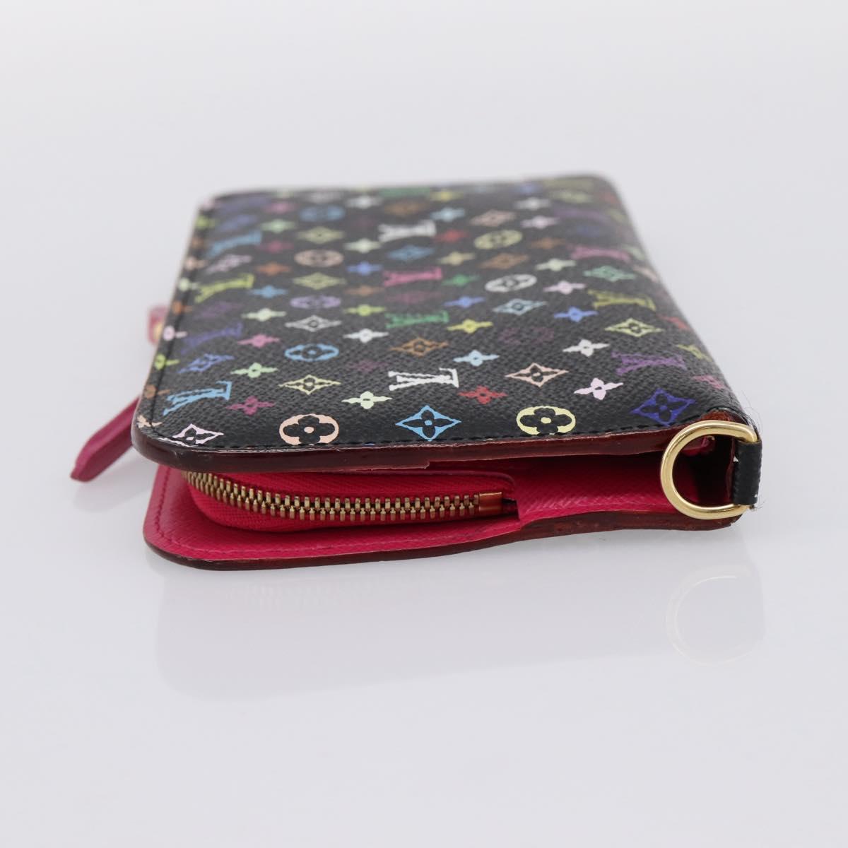 LOUIS VUITTON Multicolor PortefeuilleInsolite Wallet Black M60271 Auth 196074V - Jerrillo image 3
