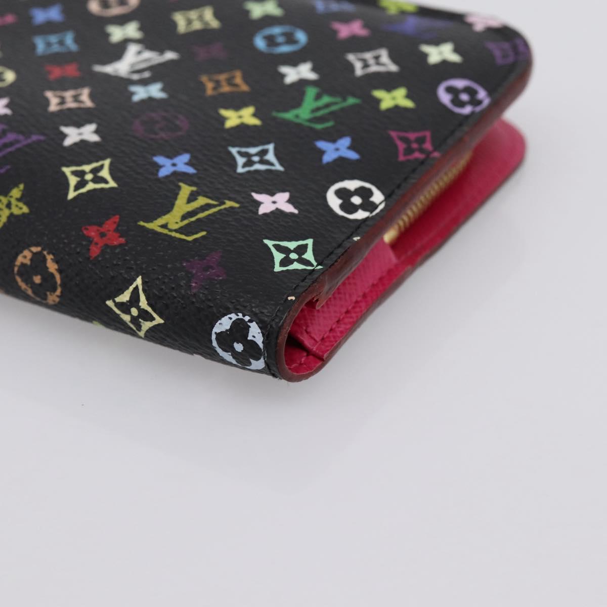 LOUIS VUITTON Multicolor PortefeuilleInsolite Wallet Black M60271 Auth 196074V - Jerrillo image 7