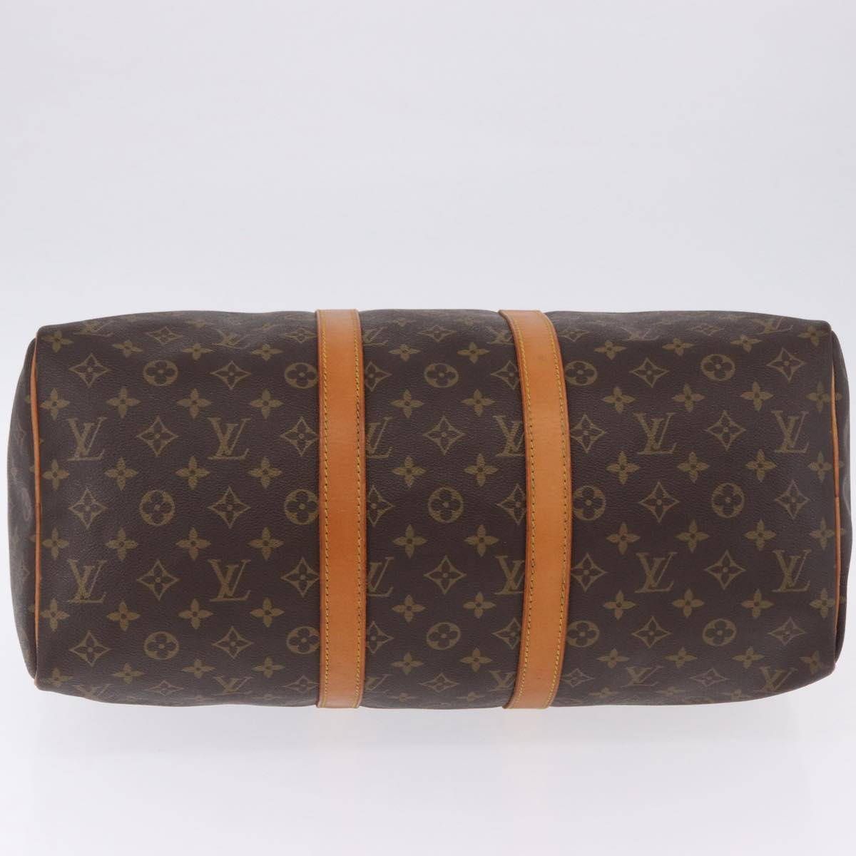LOUIS VUITTON Monogram Keepall 45 Boston Bag M41428 LV Auth 196094A - Jerrillo image 9