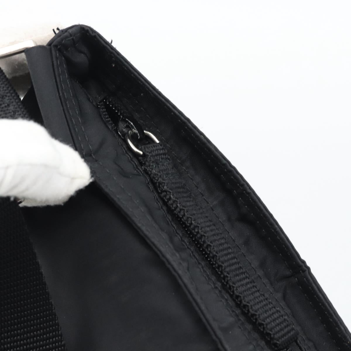 PRADA Shoulder Bag Nylon Black Silver Auth 196155A - Jerrillo image 10