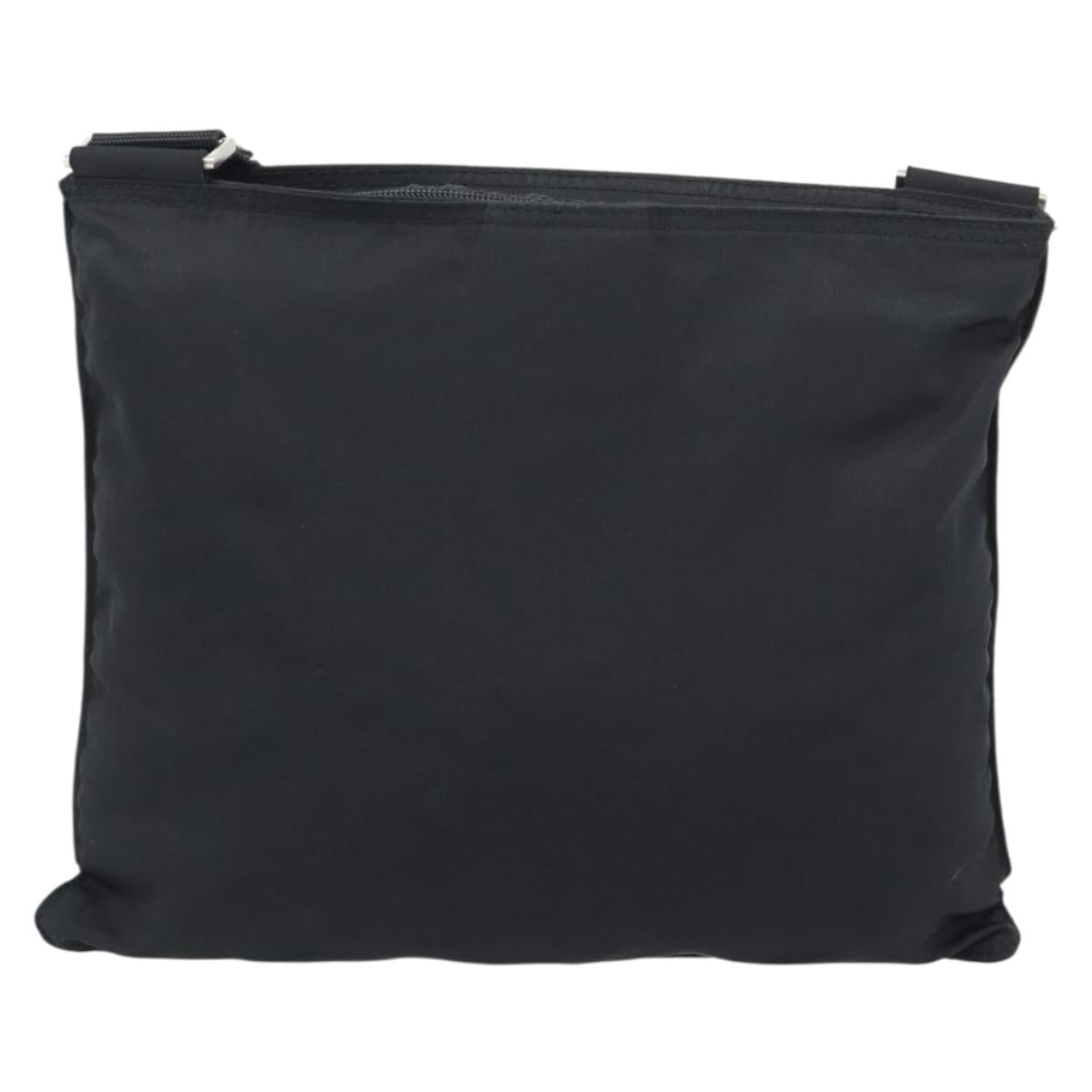 PRADA Shoulder Bag Nylon Black Silver Auth 196155A - Jerrillo image 2