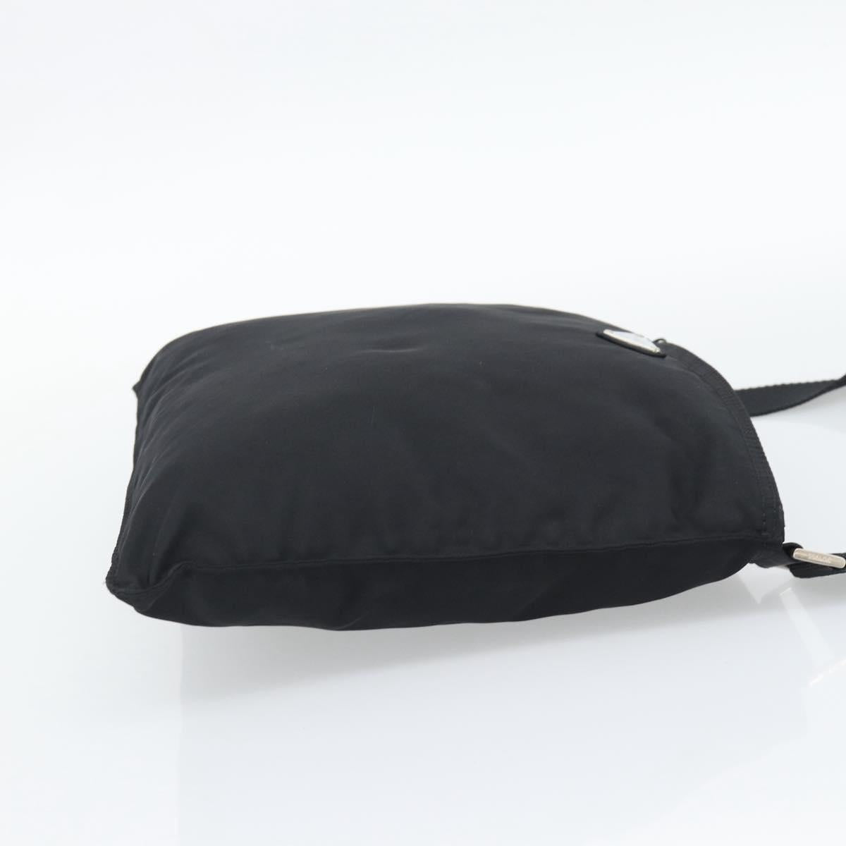PRADA Shoulder Bag Nylon Black Silver Auth 196155A - Jerrillo image 4