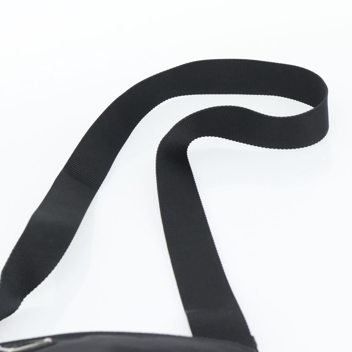 PRADA Shoulder Bag Nylon Black Silver Auth 196155A - Jerrillo image 8