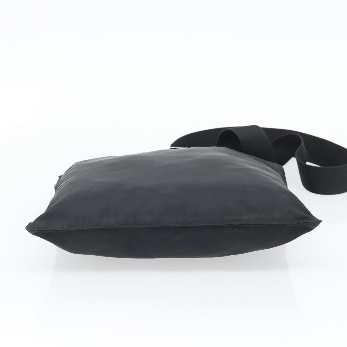 PRADA Shoulder Bag Nylon Black Silver Auth 196155A - Jerrillo image 5