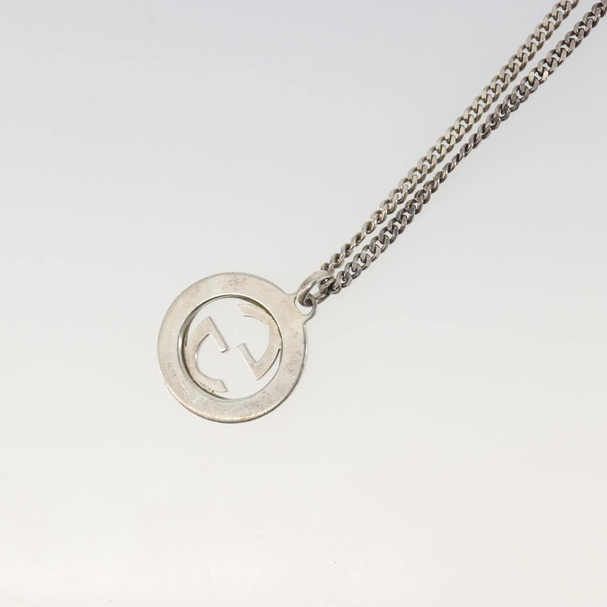 GUCCI Interlocking G Necklace Ag925 Silver Auth 196163A - Jerrillo image 10