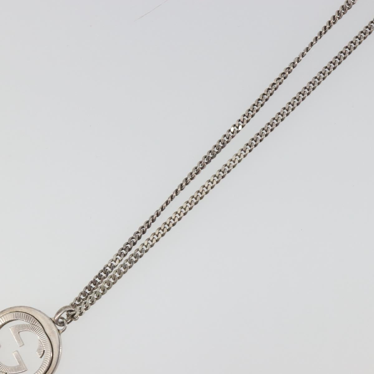 GUCCI Interlocking G Necklace Ag925 Silver Auth 196163A - Jerrillo image 4