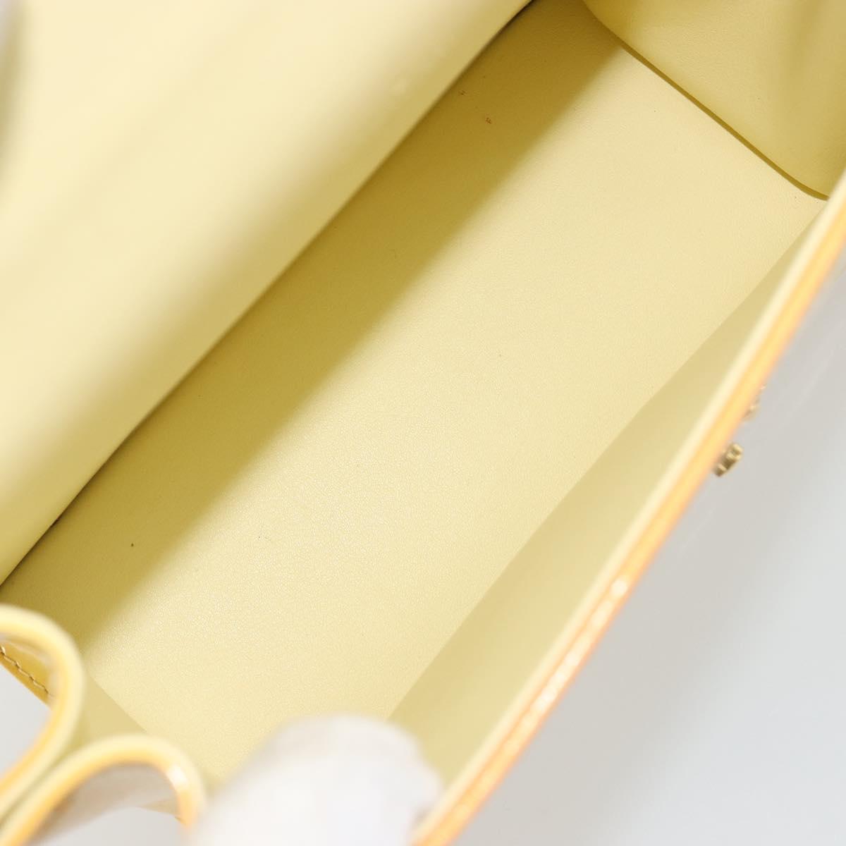 LOUIS VUITTON Monogram Vernis Spring Street Lime Yellow M91068 LV Auth 196196 - Jerrillo image 10
