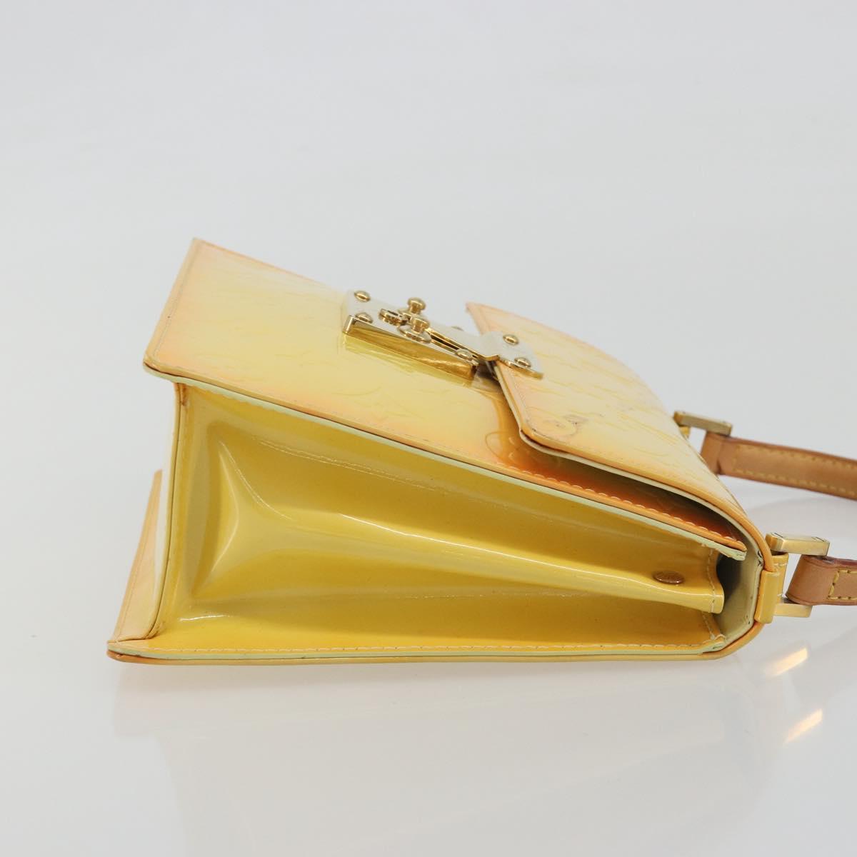 LOUIS VUITTON Monogram Vernis Spring Street Lime Yellow M91068 LV Auth 196196 - Jerrillo image 3