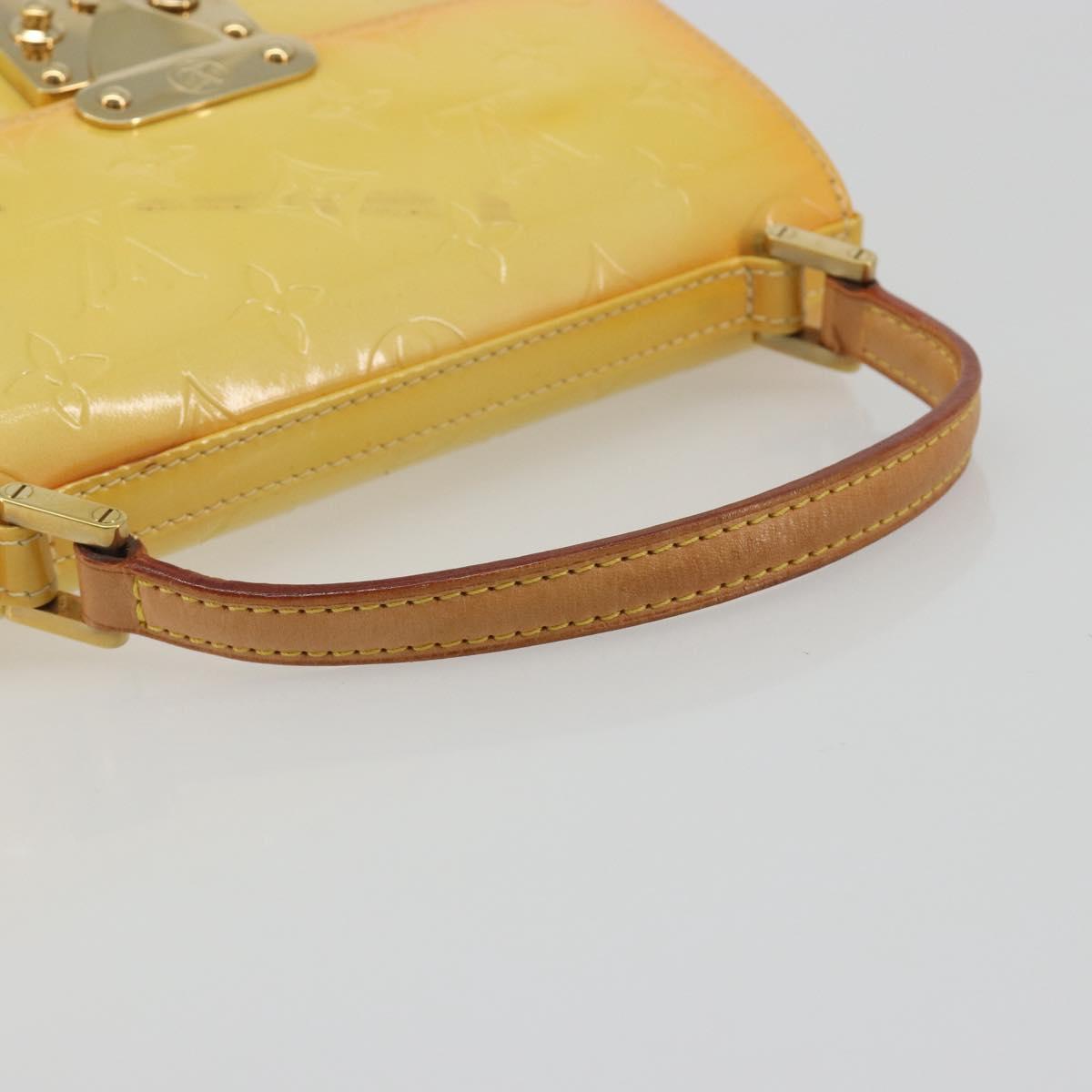 LOUIS VUITTON Monogram Vernis Spring Street Lime Yellow M91068 LV Auth 196196 - Jerrillo image 7