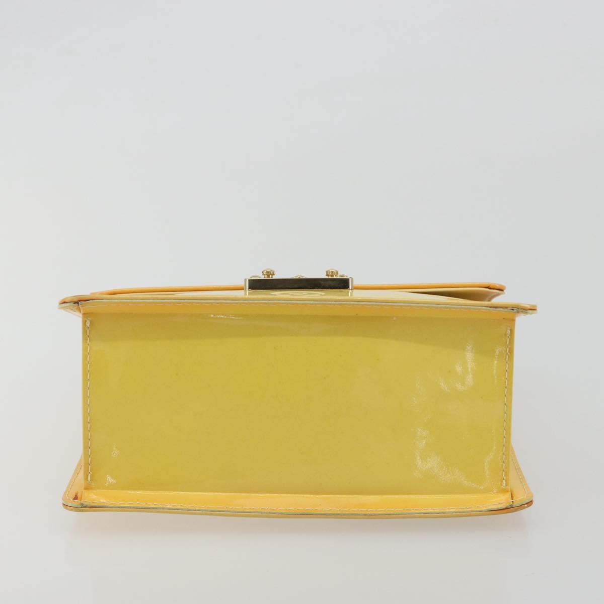 LOUIS VUITTON Monogram Vernis Spring Street Lime Yellow M91068 LV Auth 196196 - Jerrillo image 5