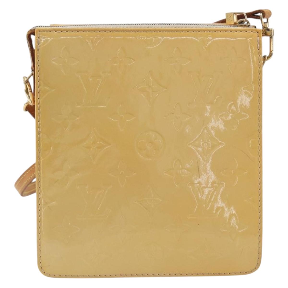 LOUIS VUITTON Monogram Vernis Motto Pouch Marshmallow Pink M91312 LV Auth 196217 - Jerrillo image 2