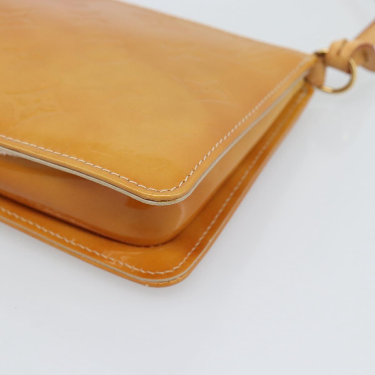 LOUIS VUITTON Monogram Vernis Lexington Accessory Pouch Beige M91010 Auth 196220 - Jerrillo image 9