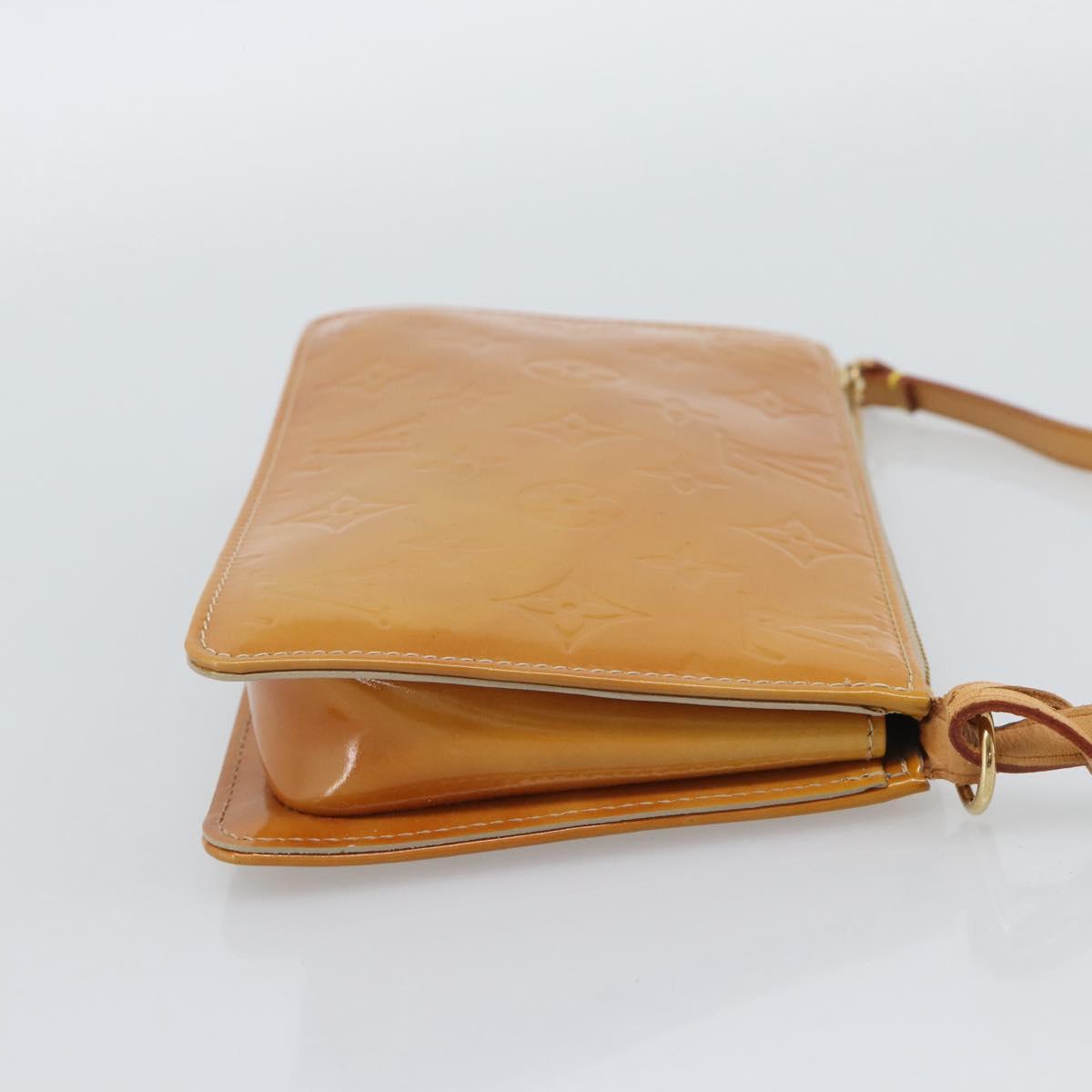 LOUIS VUITTON Monogram Vernis Lexington Accessory Pouch Beige M91010 Auth 196220 - Jerrillo image 4