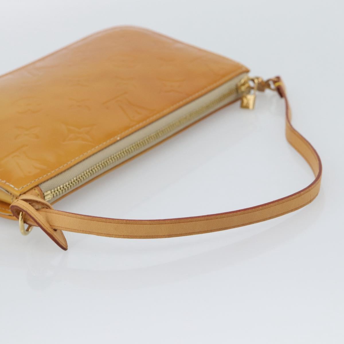 LOUIS VUITTON Monogram Vernis Lexington Accessory Pouch Beige M91010 Auth 196220 - Jerrillo image 7