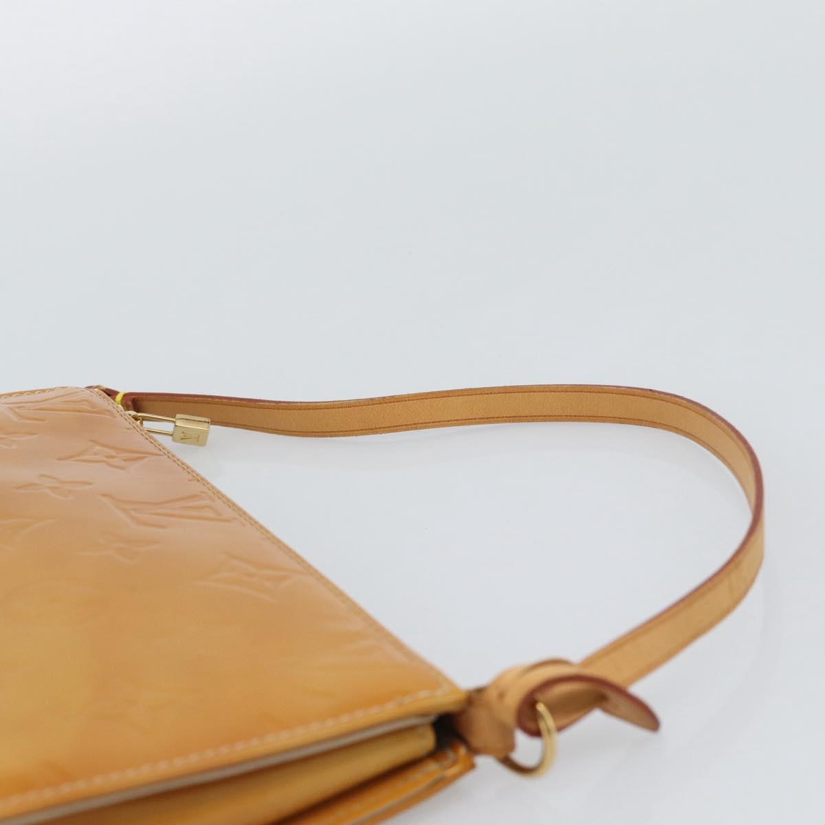 LOUIS VUITTON Monogram Vernis Lexington Accessory Pouch Beige M91010 Auth 196220 - Jerrillo image 8