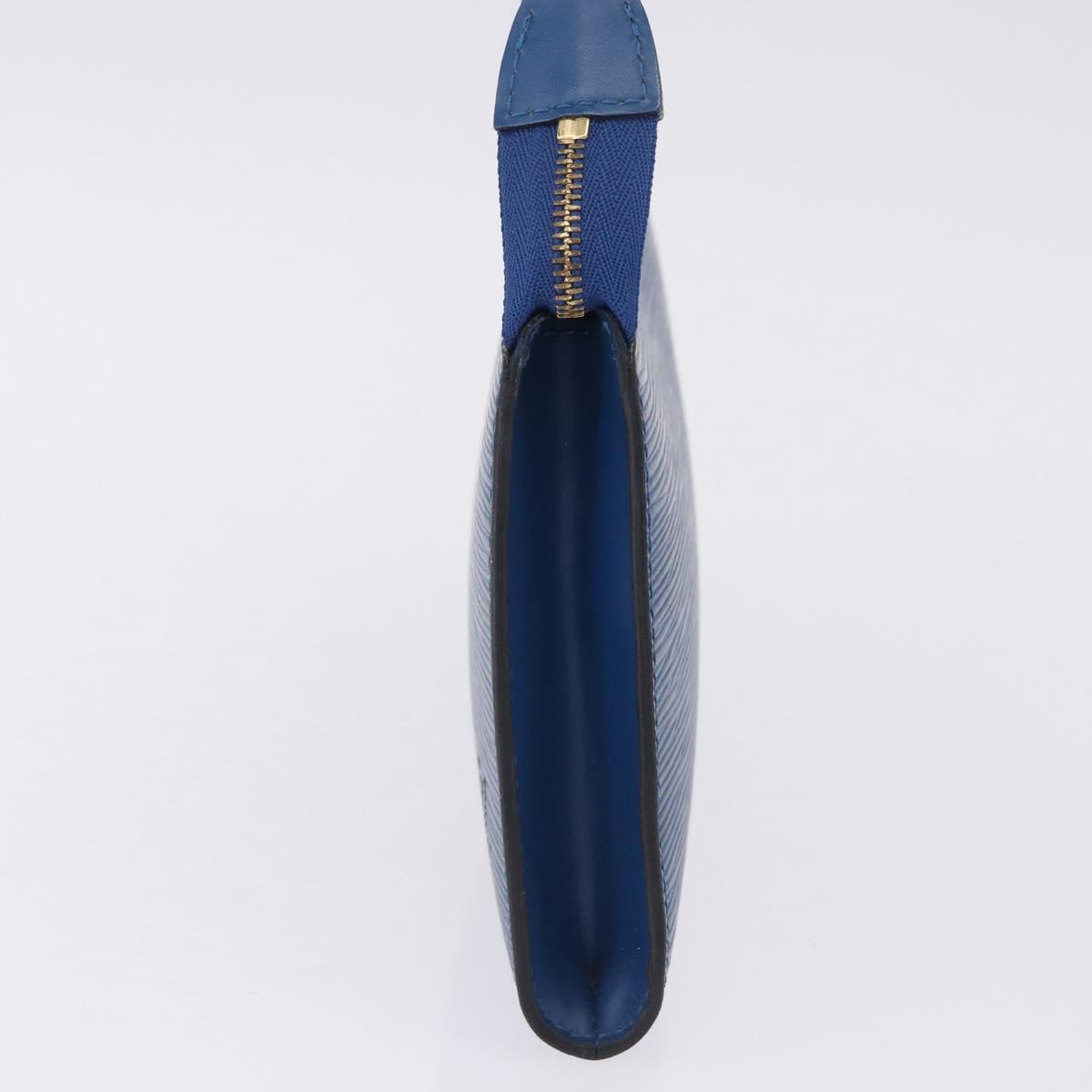 LOUIS VUITTON Epi Pochette Accessoires Pouch Blue M52985 LV Auth 196311 - Jerrillo image 3