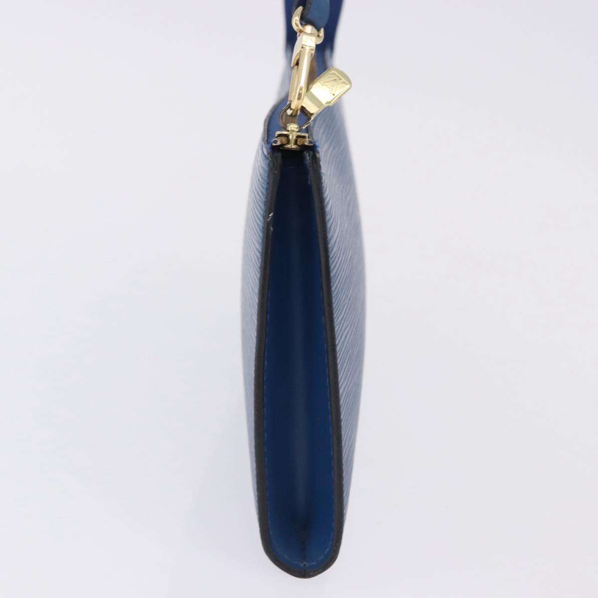 LOUIS VUITTON Epi Pochette Accessoires Pouch Blue M52985 LV Auth 196311 - Jerrillo image 4